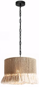 Toolight Toolight, stropné svietidlo 30cm, 1xE27, APP1736-1CP, čierna-hnedá, OSW-05122