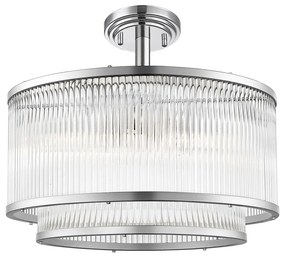 Zuma Line C0528-05H-F4AC - Luster na tyči SERGIO 5xE14/60W/230V chróm