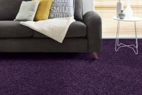 Koberce Breno Metrážny koberec DALTON 17, šíře role 400 cm, fialová