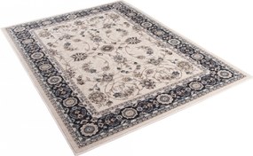 Kusový koberec COLORADO Rim - biely/modrý