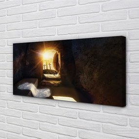 Obraz na plátne Cave krížia slnko 100x50 cm