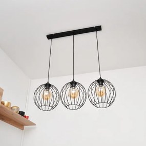 LED Luster na lanku MERCURE 3xE27/15W/230V