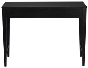 Čierny dubový konzolový stolík Rowico Fulla