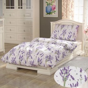 Bavlnené obliečky PROVENCE COLLECTION  Levanduľa fialová 200x220/2x70x90 cm