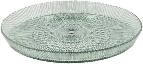 Zelený sklenený servírovací tanier ø 30 cm Kusintha – Bitz