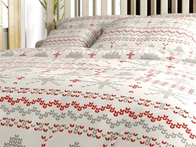 Bavlnené obliečky NORDIC JOY biele Rozmer obliečky: 70 x 90 cm | 140 x 200 cm