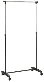 Pojízdný věšák na oblečení Nova černý