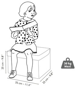 Úložný box na hračky - kuchynský sporák