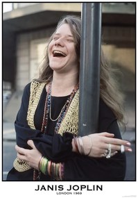 Plagát, Obraz - Janis Joplin - London 1969