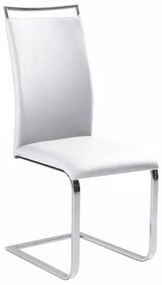 Jedálenská stolička Berion (biela + chróm). Vlastná spoľahlivá doprava až k Vám domov. 794756
