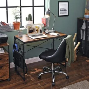 Sammer Písací stôl do izby s vešiakmi v hnedej farbe model_2025_1