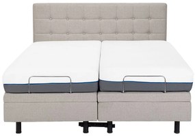 Manželská posteľ 180 cm DUCHE (béžová). Vlastná spoľahlivá doprava až k Vám domov. 1007247