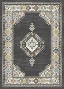 BE Koberec Malaga 8171  BROWN – hnedý obdĺžnikový Rozmer: 120x180 cm