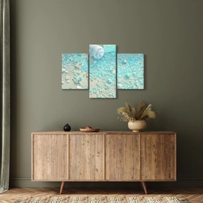 Obraz - Prímorská atmosféra v tyrkysových odtieňoch (90x60 cm)