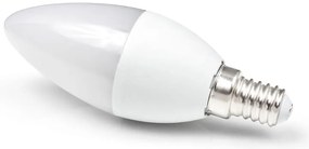 MILIO LED žiarovka C37 - E14 - 7W - 620 lm - studená biela