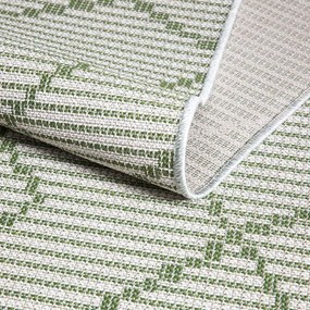 Dekorstudio Šnúrkový okrúhly koberec PALM 3526 - zelený Priemer koberca: 160cm
