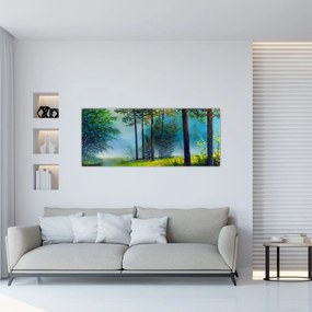 Obraz - Olejomaľba krajiny (120x50 cm)