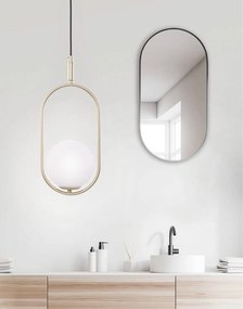 Závesná lampa zlatá mosadz Cordel 1x28W