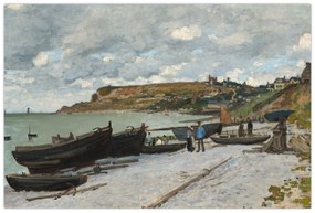 Obraz - Claude Monet, Sainte Adresse, reprodukcia (90x60 cm)