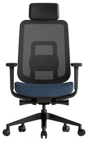 Kancelárska ergonomická stolička K42 — sieť, látka, čierna / viac farieb Zelená