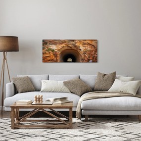 Obraz - tunel v skale (120x50 cm)