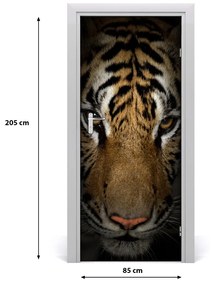 Samolepiace fototapety na dvere tiger 85x205 cm