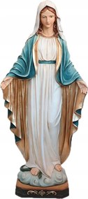 Socha Božia Matka Nepoškvrnená 120 CM Vysoká – Ručne Maľovaná – Krásna