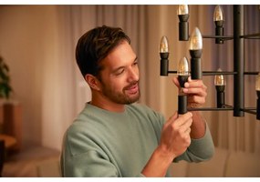 SADA 2x LED Stmievateľná žiarovka Philips Hue WHITE FILAMENT E14/4,5W/230V 2100K