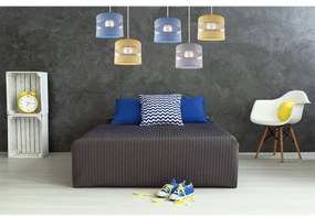 Závesné svietidlo Elegance Spider, 5x textilné tienidlo (mix 8 farieb), w