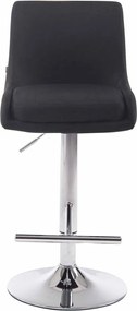 Barová stolička Club 2 látka - Čierna