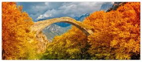 Obraz - Konitsa most (120x50 cm)