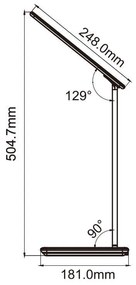 Moderné svietidlo NEDES LED lampička JOY DL2301/W