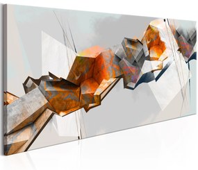 Artgeist Obraz - Abstract Chain Veľkosť: 120x60, Verzia: Premium Print