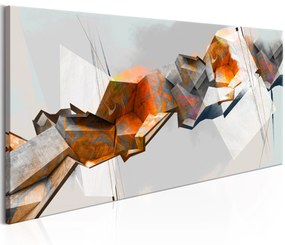 Artgeist Obraz - Abstract Chain Veľkosť: 70x35, Verzia: Premium Print