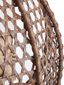 Skládací závěsné houpací křeslo Houseland Lisso XL hnědé