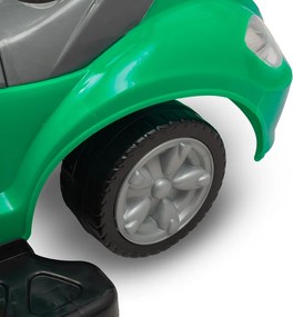 Detské odrážadlo s vodiacou tyčou 3v1 Baby Mix Mega Car zelené