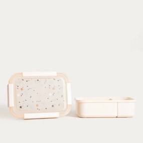 Obedový box SPACEKID krémový 749629