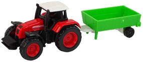 Lean Toys Súprava Traktora s vlečkou a kravičkou 1:64