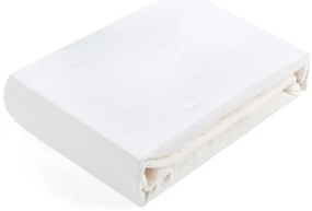JERSEY PRESTIERADLO 200X220 CM, VÝŠKA 30 CM KRÉMOVÉ