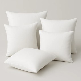 INTERMEDIC SK Akciové balenie 5 bielych mikrovláknových vankúšov 40x40 cm