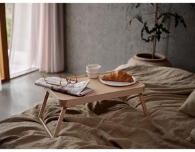 Odkladací stolík z jaseňového dreva 32x49,5 cm Inu – Zone