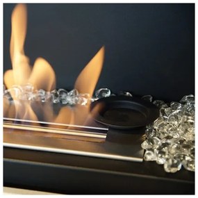 Kratki DELTA2/CZARNY/TUV - Vstavaný BIO DELTA2 krb 40x90 cm 2kW čierna