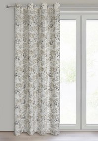 ZÁVES NA KRÚŽKOCH MIRA 140X250 CM VZOROVANÁ