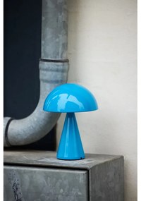 Modrá LED stmievateľná stolová lampa (výška 20 cm) Mush – Hübsch