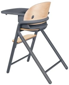 Lionelo - Detská jedálenská stolička 3v1 CELIA Grey Wood