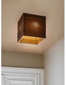 Ledvance - Stropné svietidlo DECOR CARDBOARD 1xE27/15W/230V 25x25 cm