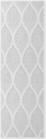 NORTHRUGS, Behúň Duet Liora 106246 White/Gray - na von aj na doma, 80x250, šedá, chodba / predsieň