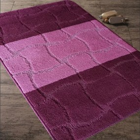 Sada kúpeľňových koberčekov Montana Sariyer baklažánová