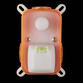 Invena Paros, podomietková sprchová súprava s hlavovou a ručnou sprchovou hlavicou, 2-funkčná páková batéria, čierna matná, INV-BS-09-004-L