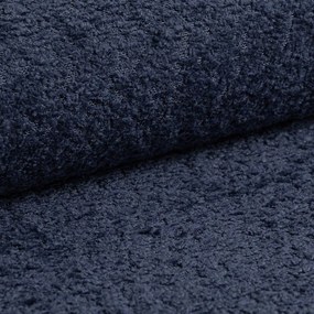 Modrá čalúnená dvojlôžková posteľ s úložným priestorom s roštom 180x200 cm Mount – Micadoni